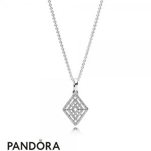 ♦️HTF♦️AUTHENTIC PANDORA GEOMETRICAL LINES PENDANT